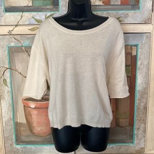 Kujten Round Neck Woman Cashmere Crop Top